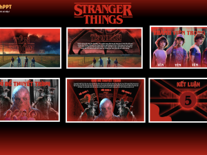 CẬU BÉ MẤT TÍCH - STRANGER THINGS SLIDE